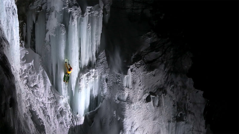 tournage nuit montagne night shooting mountain